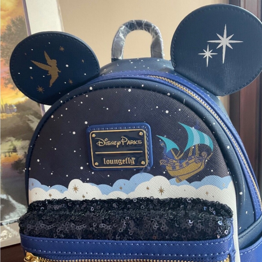Disney Parks Mickey Mouse Main Attraction ‘’ loungefly Peter Pan 6/ 12 NWT - Picture 7 of 7